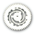 Цилиндрично зъбно колело Т=10/50, DIAM.4,55/15,66  